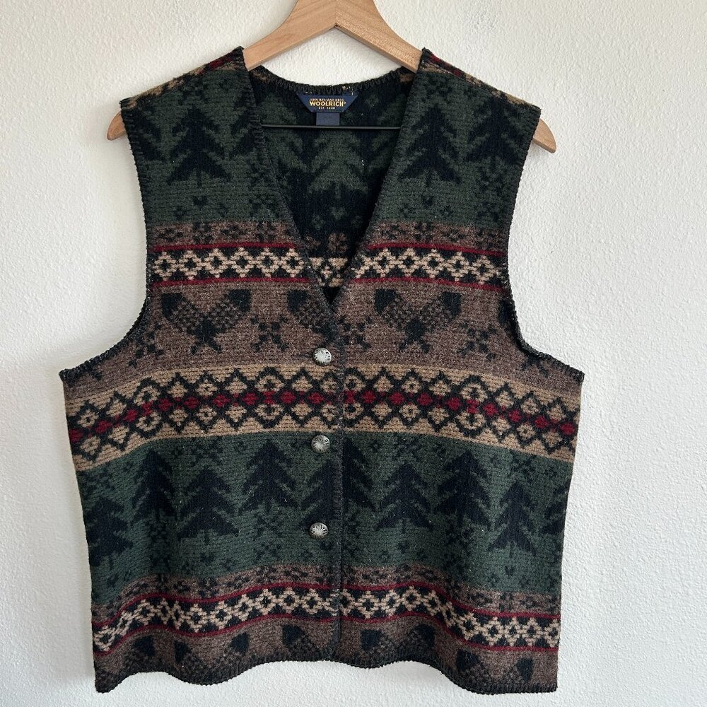 Vintage Woolrich Wool Vest